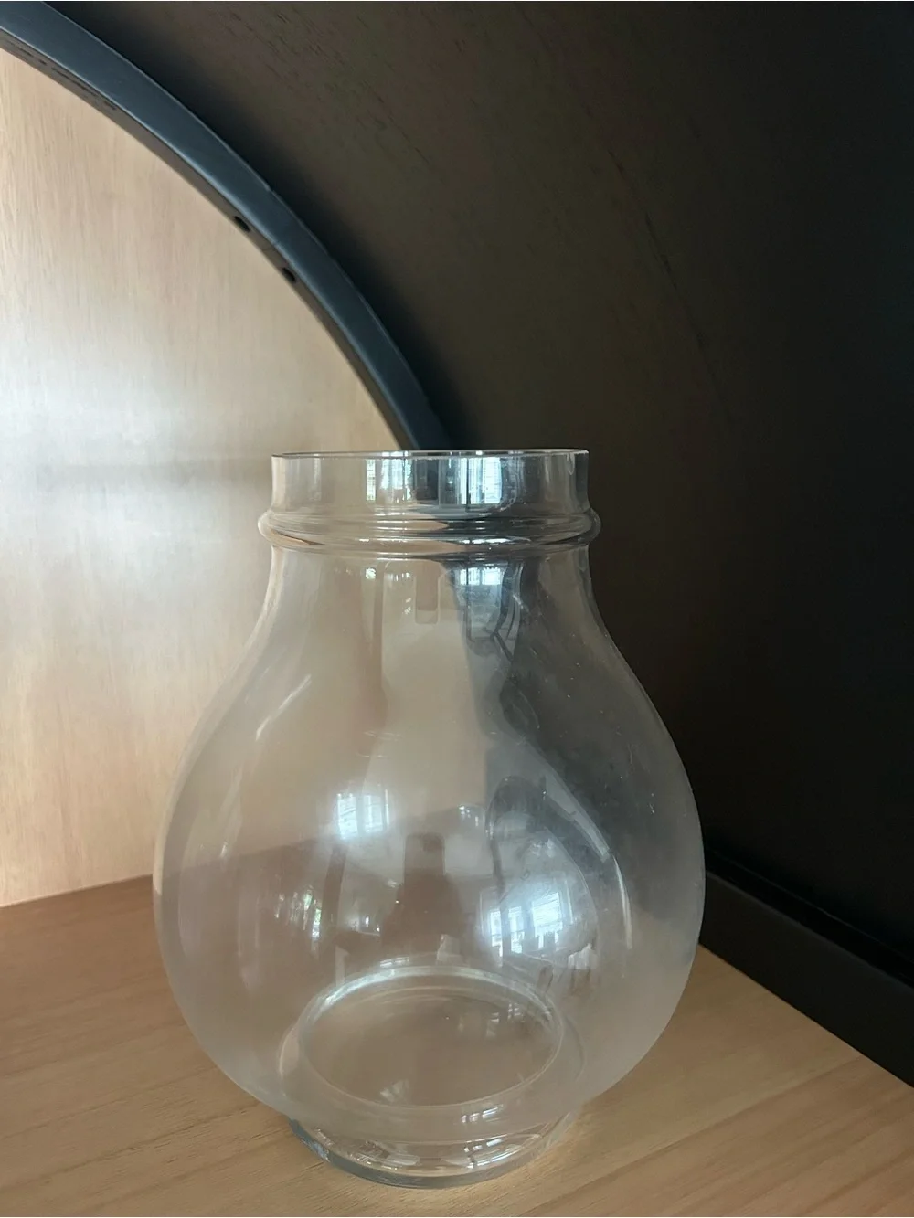 Clear Glass Bulb Vase - Home Accents